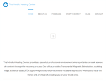 Tablet Screenshot of mindful-healing.com